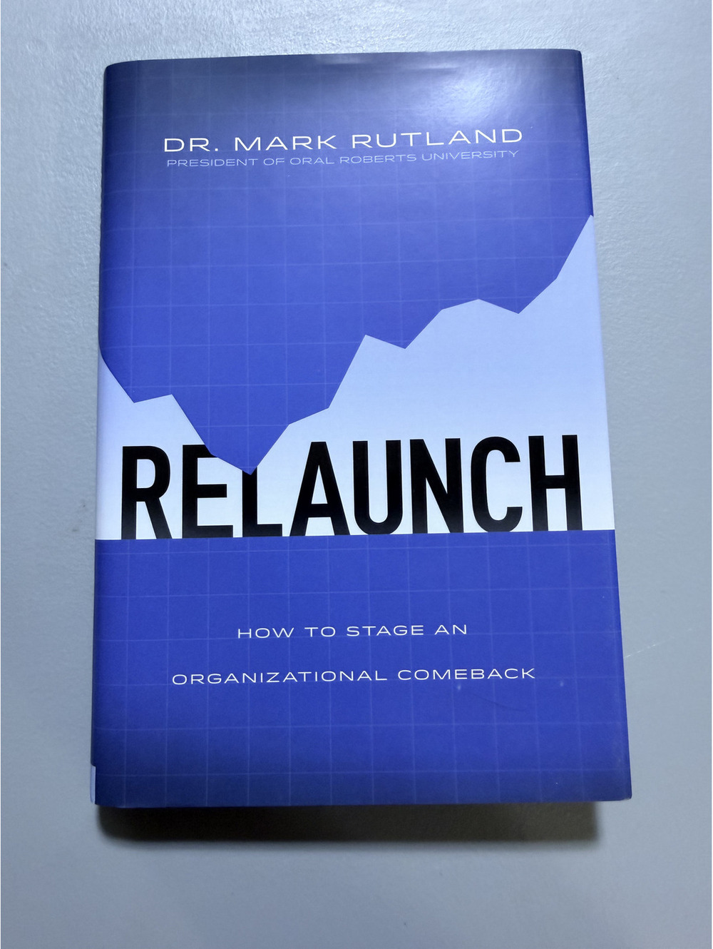 Relaunch Dr Mark Rutland Signed 1st Ed Organizational Comeback Leadership HC DJ